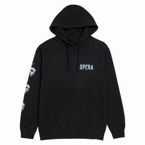 Photography Opera Fire Mask Hoodie - Black Labels