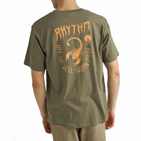 Photography Rhythm Desert Locals T-Shirt - Military Olive Exercise Equipment