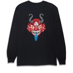 Plants Chocolate Mask Long Sleeve T-Shirt - Black Model Kits
