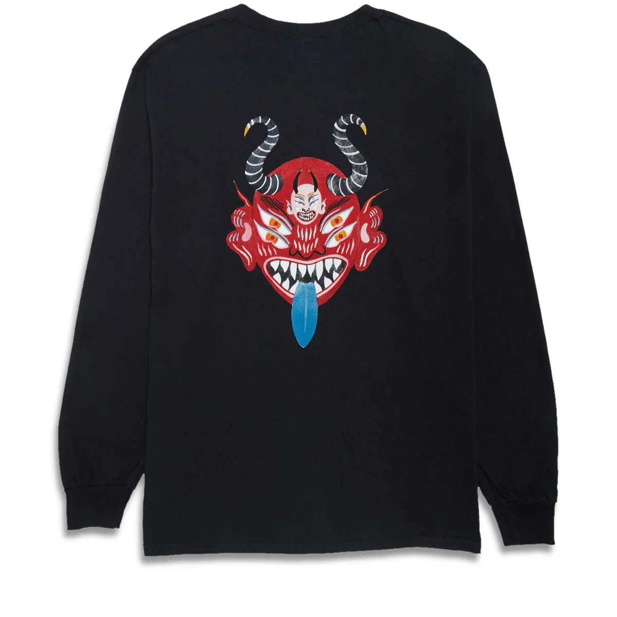 Plants Chocolate Mask Long Sleeve T-Shirt - Black Model Kits