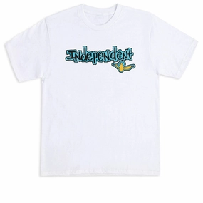 Plumbing Independent Gonz Bar T-Shirt - White Tape