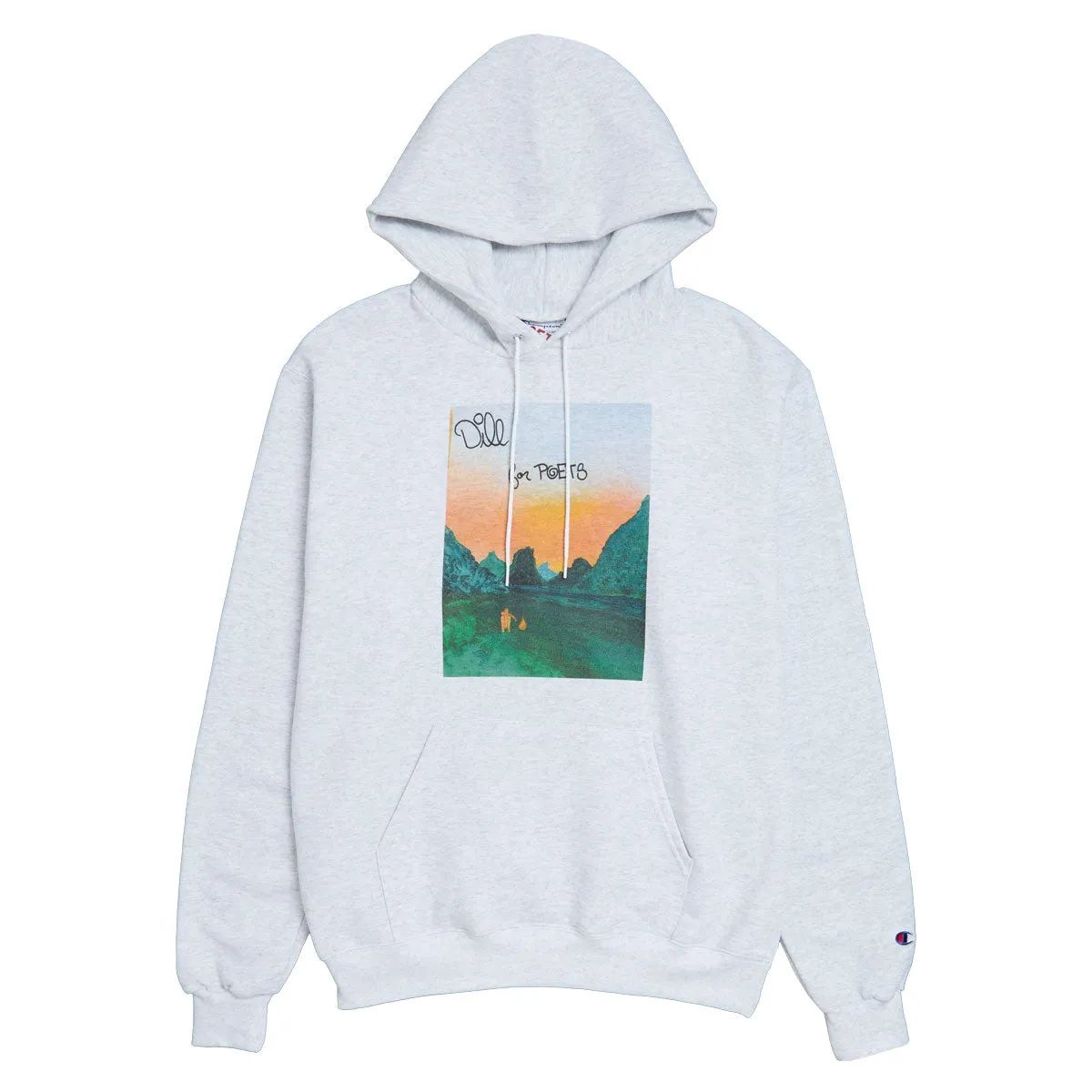 Poets Dill For Poets Hoodie - Heather Grey Bar Supplies Vintage-Inspired