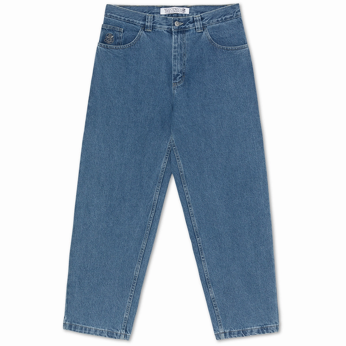 Polar 93! Denim Jeans - Mid Blue TV Shows Language Learning