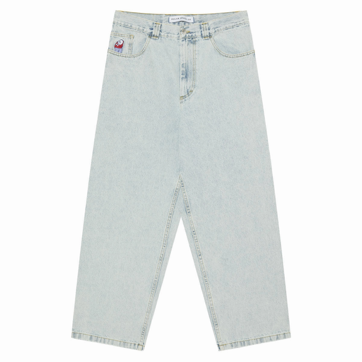 Polar Big Boy OG Logo Jeans - Light Blue Tech Accessories School Supplies