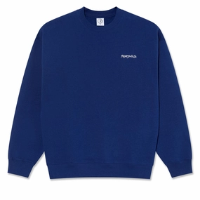 Polar Dave Crewneck Sweatshirt - Deep Royal Blue Courses Education