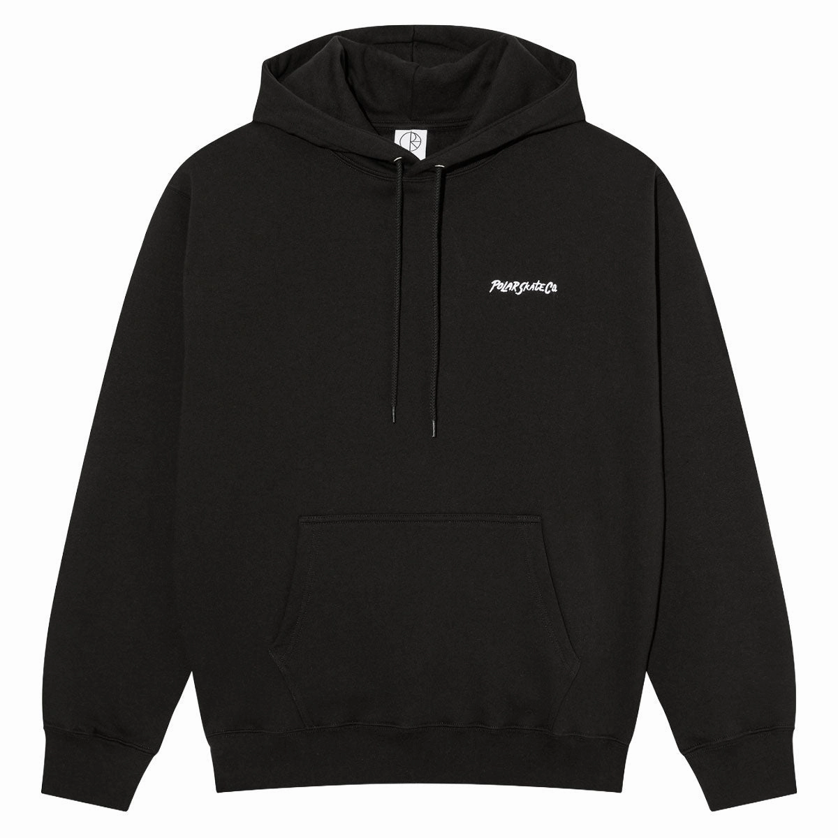 Polar Dave Surf Logo Hoodie - Black Scissors Art Supplies