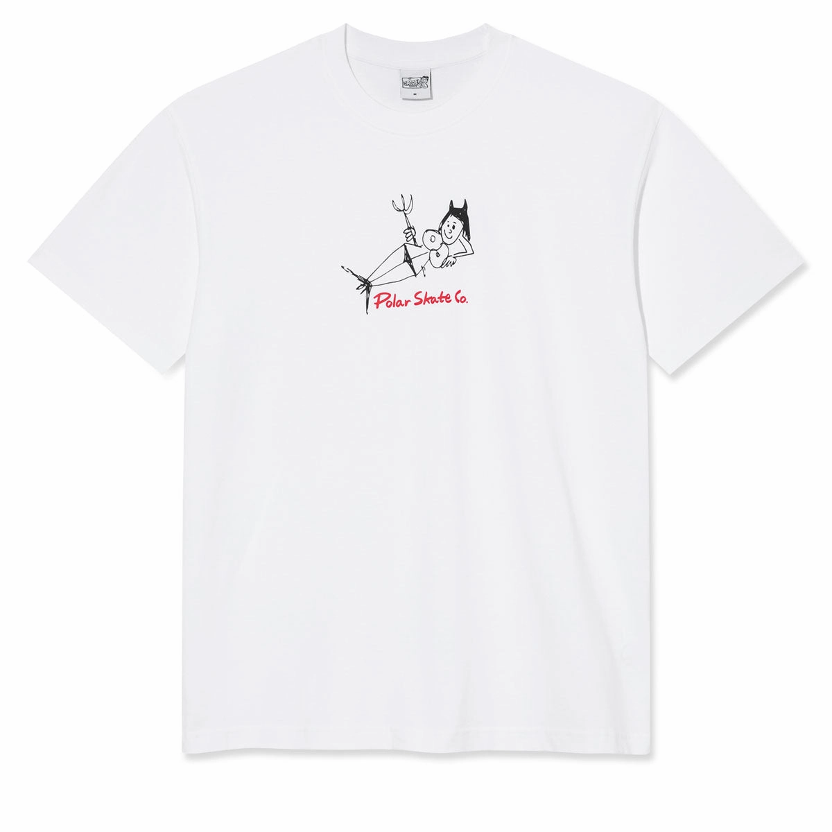 Polar Devil Woman T-Shirt - White 2025 Protein Powder Spandex Stretch