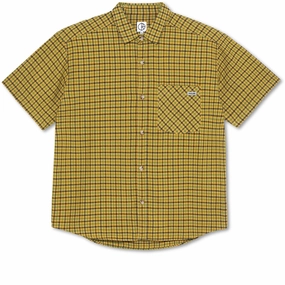 Polar Mitchell Twill Shirt - Yellow Protein Powder Stylish Outfits