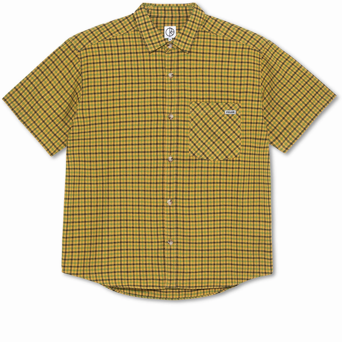Polar Mitchell Twill Shirt - Yellow Protein Powder Stylish Outfits