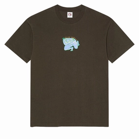 Polar Shy Bow T-Shirt - Brown Wallets Safety Equipment