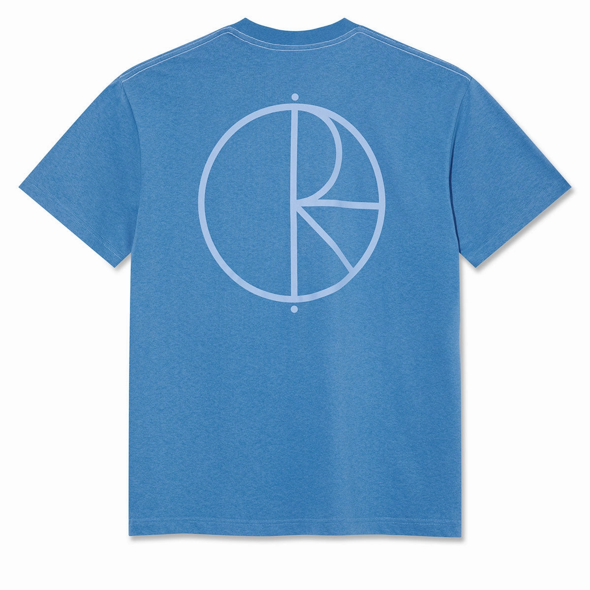 Polar Stroke Logo Contrast T-Shirt - French Blue Soap Workwear