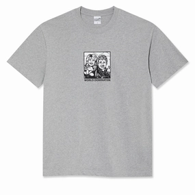 Polar World Domination T-Shirt - Heather Grey Video Games Classic Styles