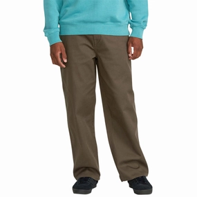 Polyester Blend Volcom Billow Twill Pants - Wren Unisex Clothing