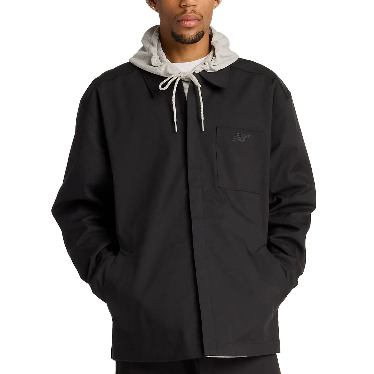 Pool Cleaners New Balance Numeric Coaches Twill Jacket - Black Bikes