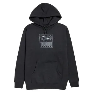 Pool Supplies Thunder Live Wire Hoodie - Charcoal Heather/Black/Grey Print Card Games