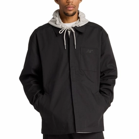 Pool Cleaners New Balance Numeric Coaches Twill Jacket - Black Bikes