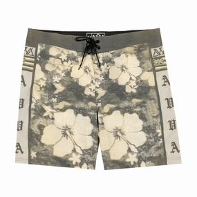 Pool Supplies AVVA Represent 19 Boardshorts - Olive Tissue Paper