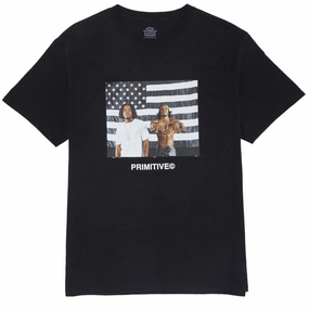 Posters Primitive x Outkast Stripes T-Shirt - Black Pants