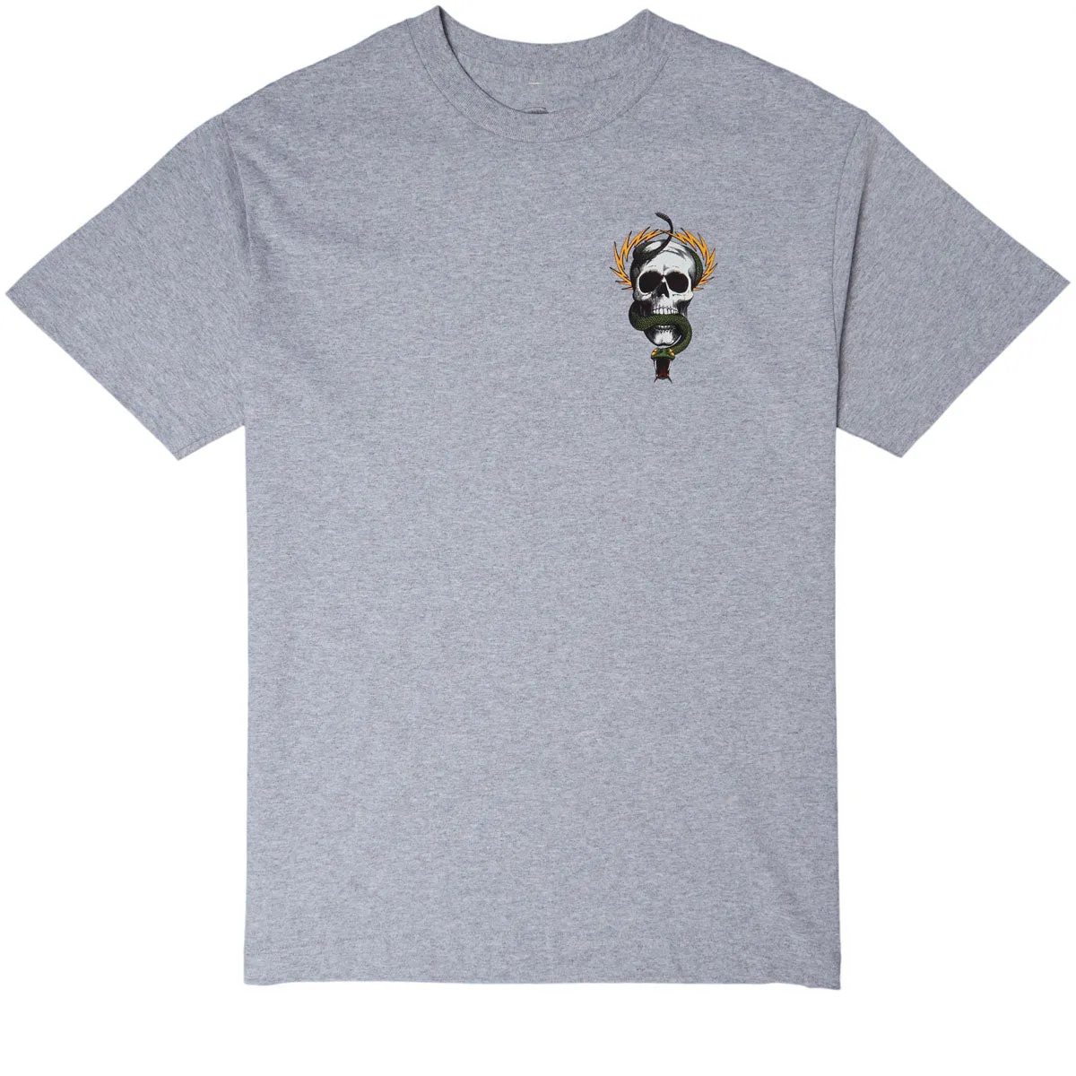 Powell-Peralta McGill Skull and Snake T-Shirt - Athletic Heather PPE Hiking Boots