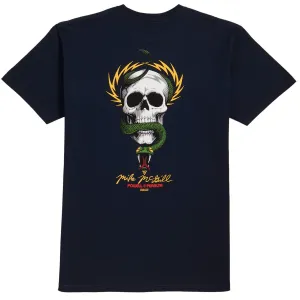 Powell-Peralta McGill Skull and Snake T-Shirt - Navy Paper Bags