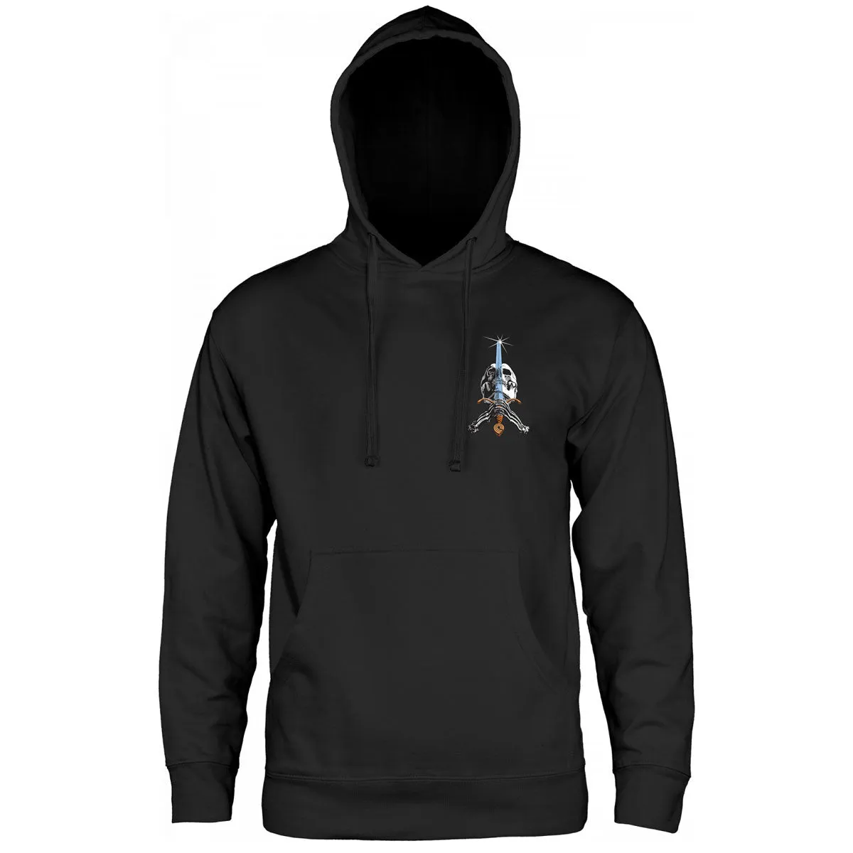 Powell-Peralta Skull And Sword Hoodie - Black Hardware Memorabilia