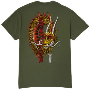 Powell-Peralta Steve Caballero Ban This T-Shirt - Military Green 2 Retail Electrical Supplies