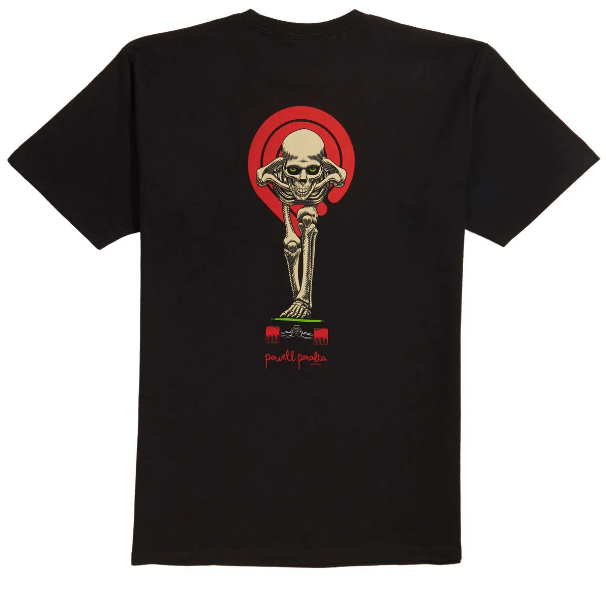 Powell-Peralta Tucking Skeleton T-Shirt - Black Makeup Removers Designer Brands
