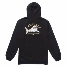PPE Salty Crew Lurking Fleece Hoodie - Black Eco-Friendly