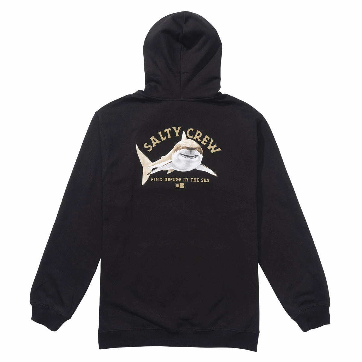 PPE Salty Crew Lurking Fleece Hoodie - Black Eco-Friendly