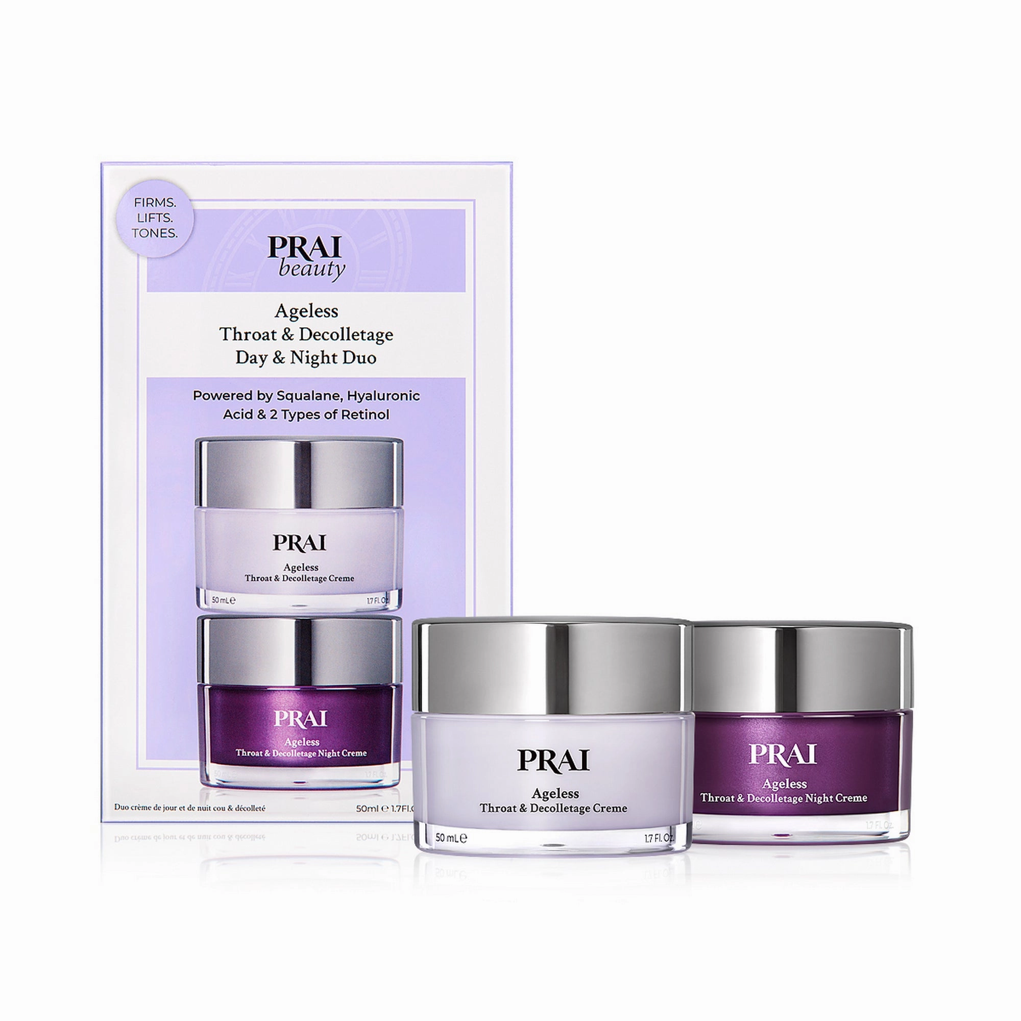 PRAI Ageless Throat & Decolletage Day & Night Duo
