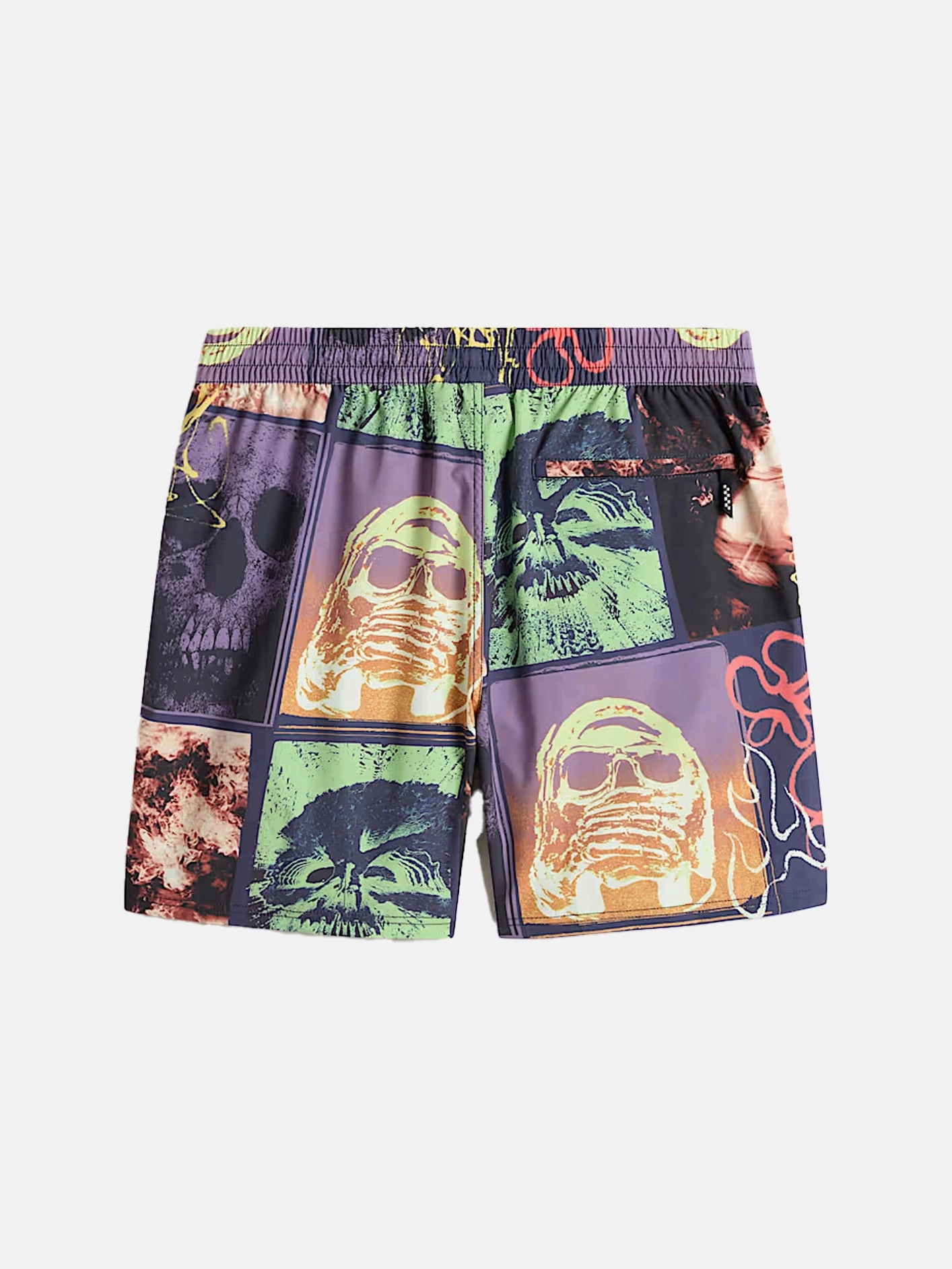 Primary Crazy Print Loose Elastic Boards "Parisian Night" Lightweight Footwear