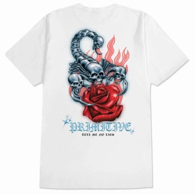 Primitive Sting T-Shirt - White Stylish Outfits Seeds