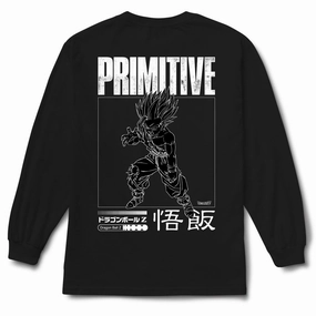 Primitive x Dragon Ball Z Vengeance Long Sleeve T-Shirt - Black Tissue Paper Household Cleaning
