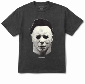 Primitive x Halloween Mask Heavyweight T-Shirt - Black Embroidered Details Exclusive Collection