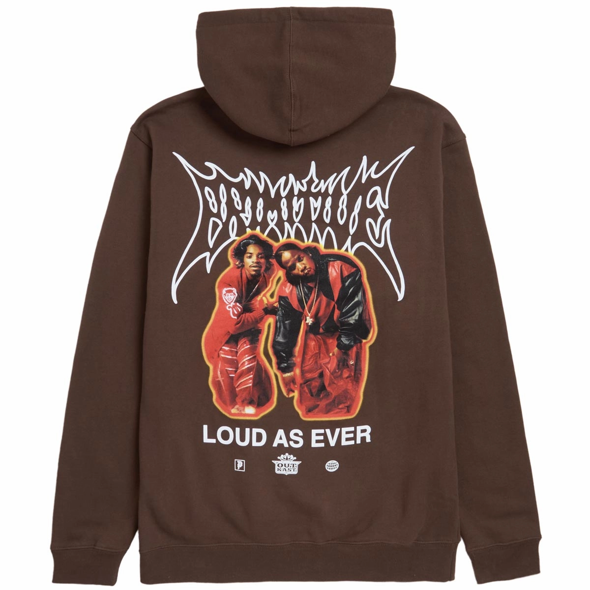 Primitive x Outkast Glow Hoodie - Brown Pokmon Suede Accessories