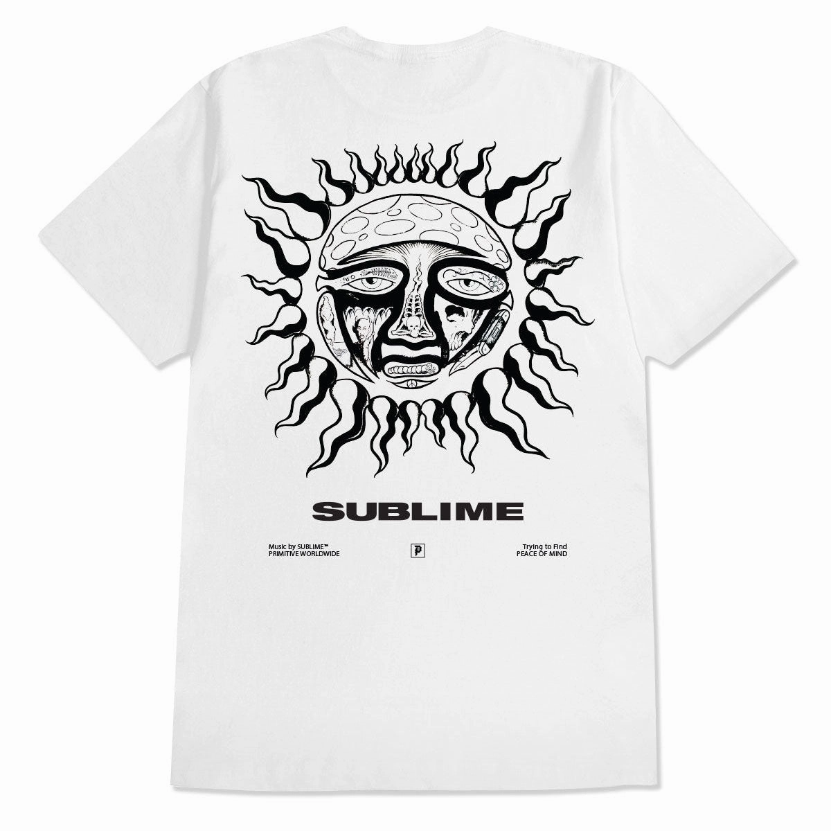 Primitive x Sublime Arise T-Shirt - White Hot Tubs Smartwatches