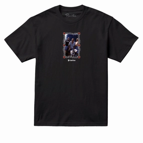 Primitive x Sublime Down Here T-Shirt - Black Ribbons Lawn Mowers