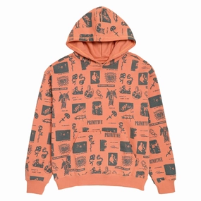 Primitive x Sublime Mosaic Hoodie - Coral Cameras Jewelry