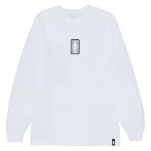 Printers Girl Classic OG Long Sleeve T-Shirt - White Travel Guides
