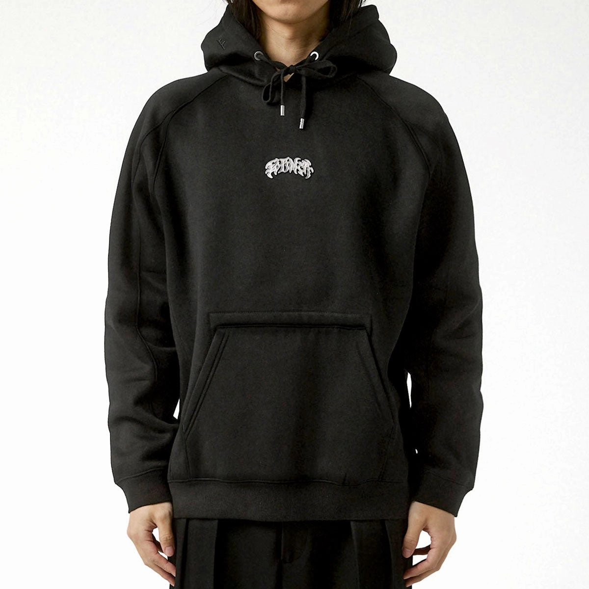Printers Former Puncture Metal Hoodie - Washed Black Janitorial Supplies