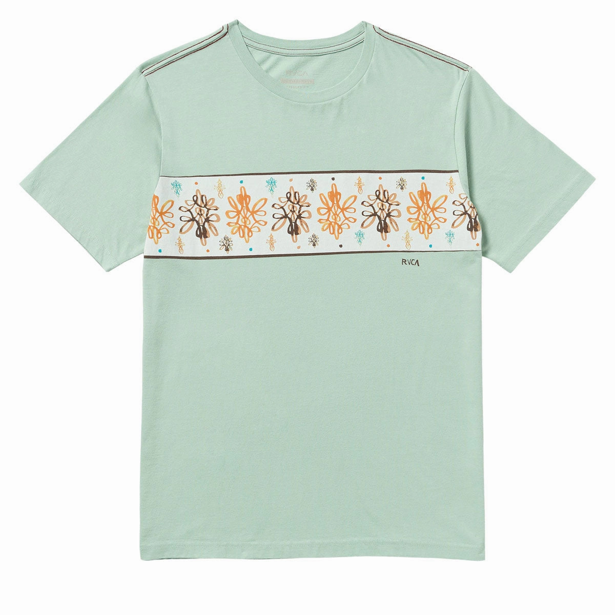 Printers RVCA Jacob Stripe T-Shirt - Blue Haze Envelopes