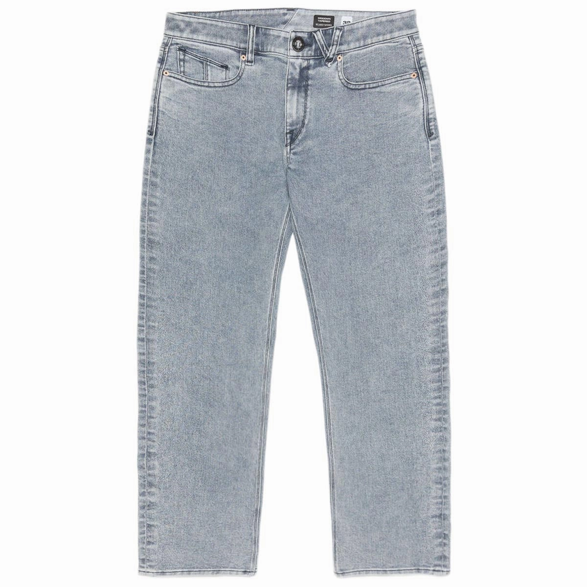 Printers Volcom Modown Tapered Denim Jeans - Ash Blue Sporting Events