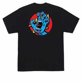 Programming Tools Santa Cruz Hand Dot T-Shirt - Black Medical Uniforms