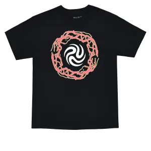 Quasi Drop-Out T-Shirt - Black Apps Footwear & Apparel