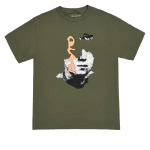 Quasi Edger T-Shirt - Military Green Party Favors Cleaning Services
