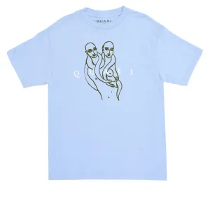 Quasi Genesis T-Shirt - Powder Blue Luxury Fashion Wool Garments