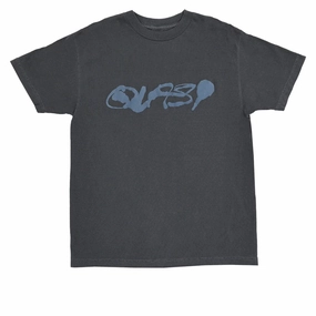 Quasi Blot T-Shirt - Faded Black Floor Mats Workout Clothes