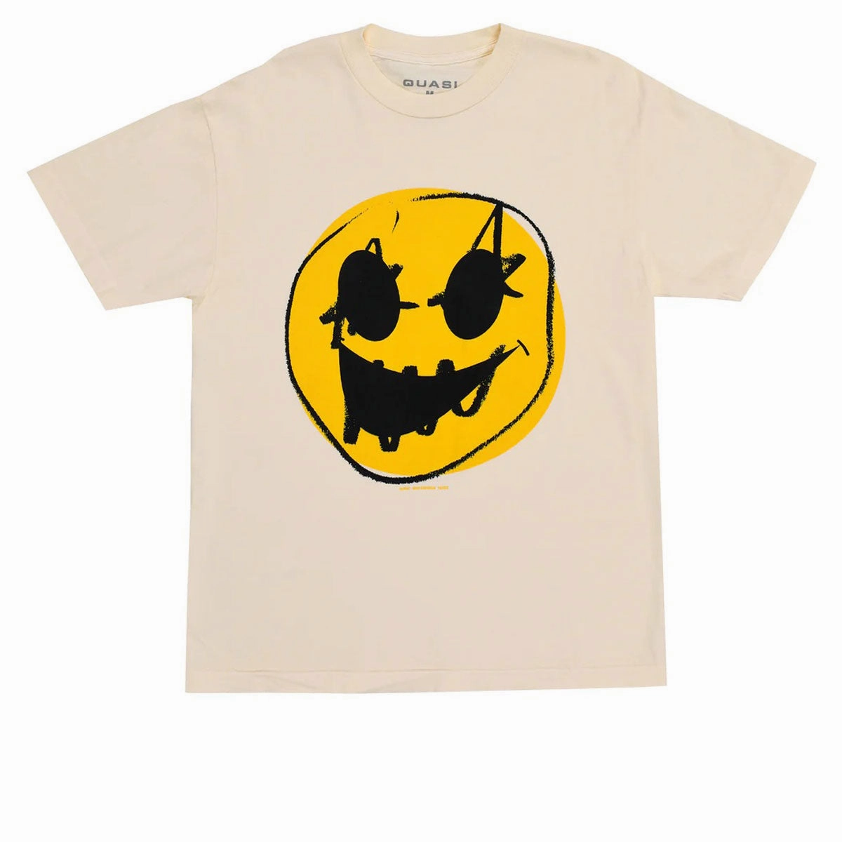 Quasi Haha T-Shirt - Faded Cream Comics Cruise Ships