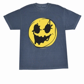 Quasi Haha T-Shirt - Faded Navy Tape Souvenirs