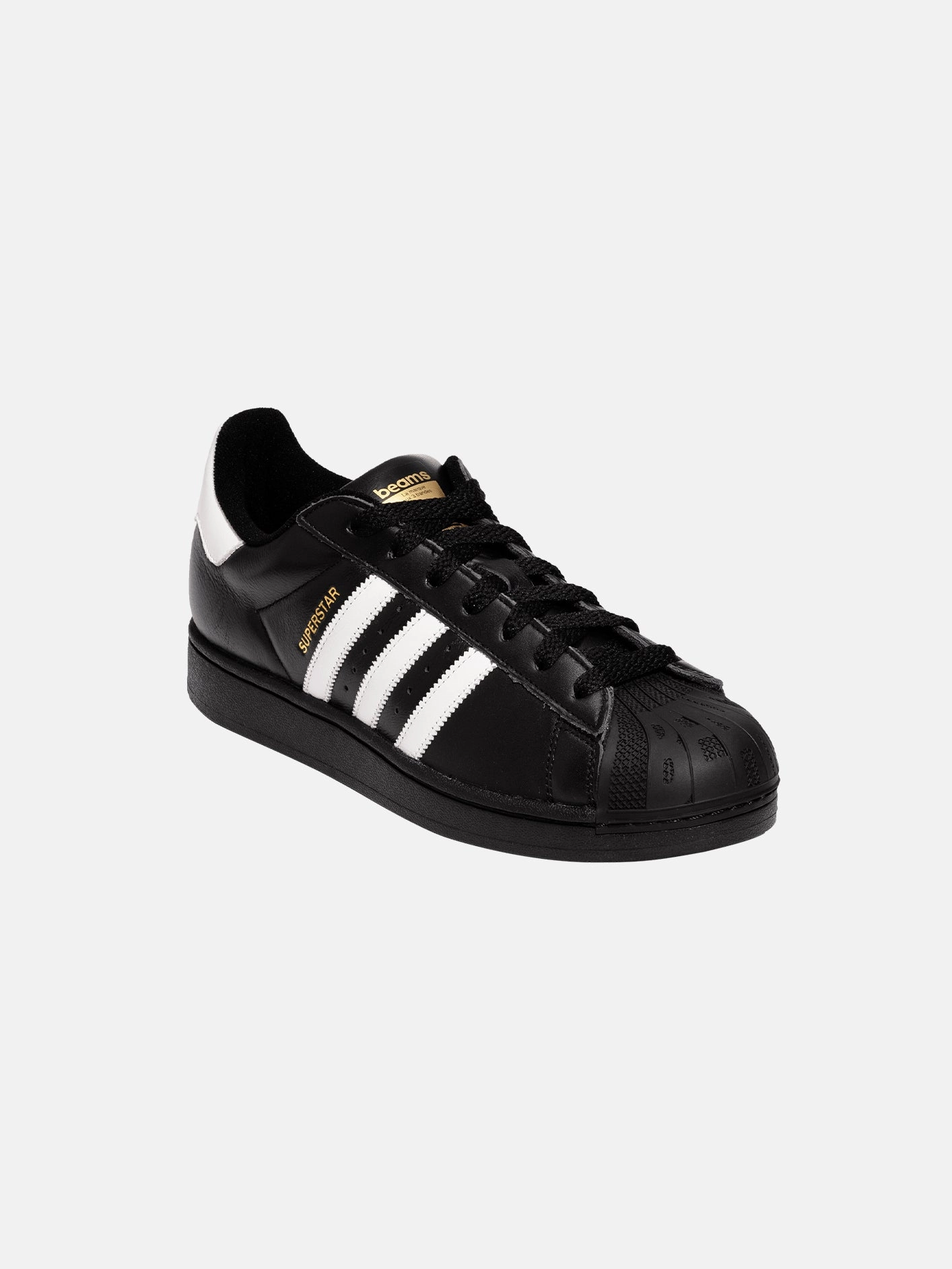 Quick Step-In-Out adidas Consortium x Beams Superstar "Core Black/White"